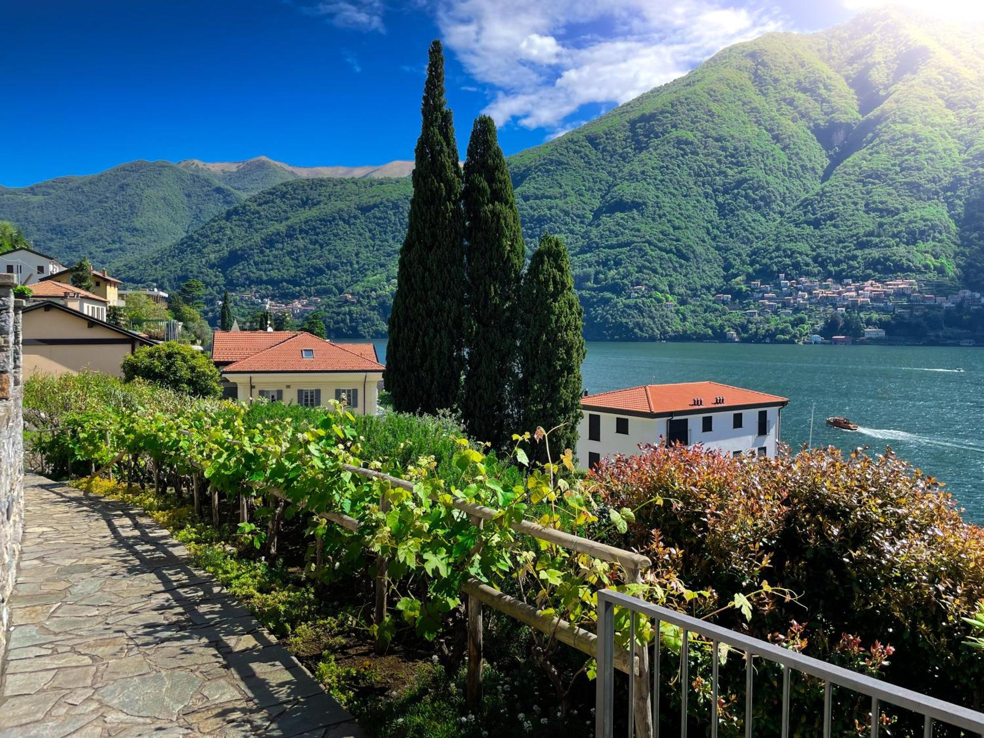 Villa Luminosa Laglio - Private Parking, Garden Buitenkant foto